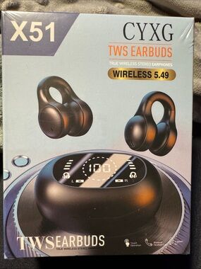 X51 TWS Wireless Earbuds - Black